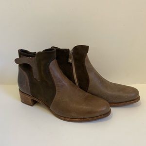 Alberto Fermani Brown Leather Boots Short 38.5